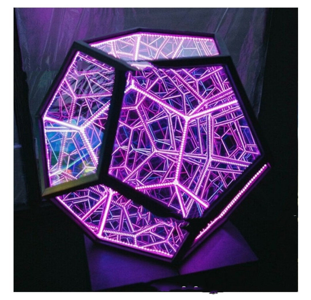 Infinite Dodecahedron Lamp